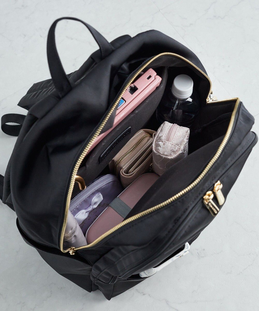 Maison de FLEUR 撥水加工ポケットリボンリュック 