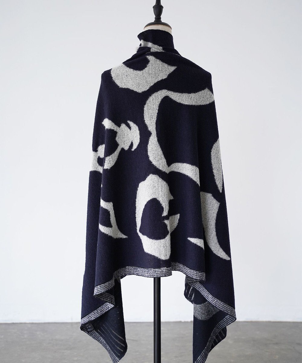 nitorito 【UNISEX】bonfula 牛と花モチーフ柄 ストール 