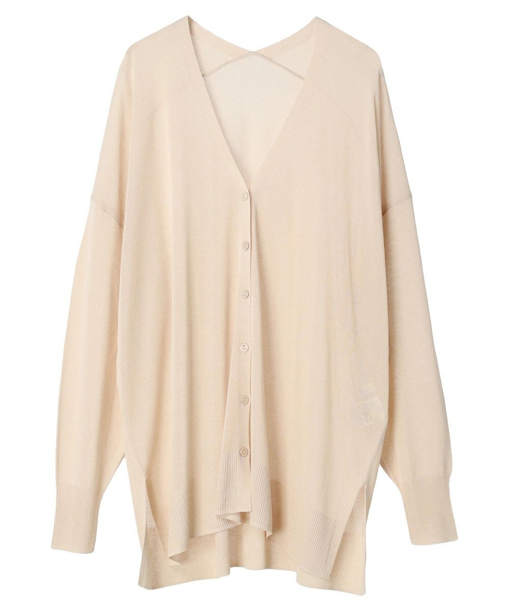 earth music&ecology 接触冷感Ｖネックカーディガン 