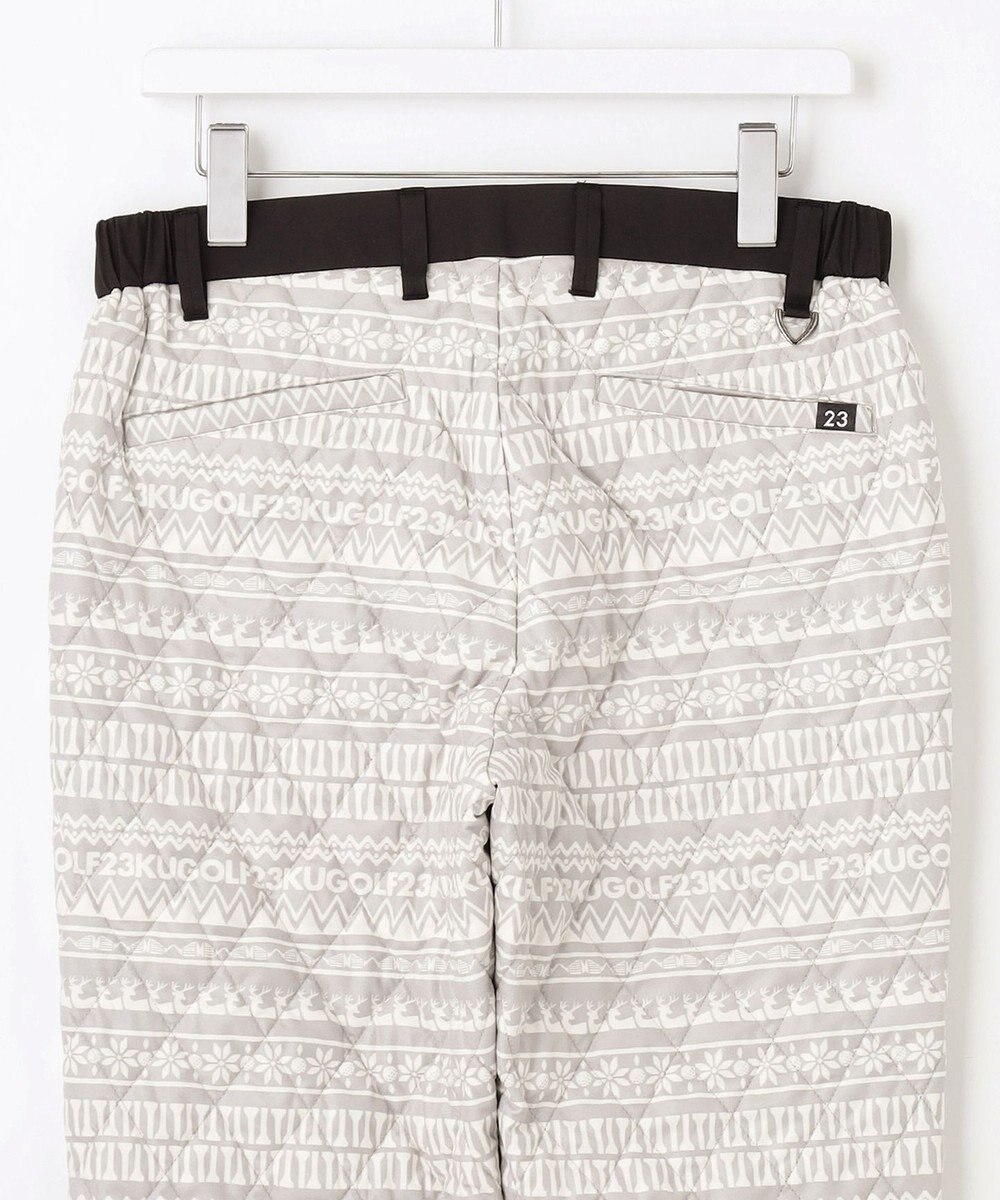 23区GOLF 【MEN】ノルディック柄 キルティング パンツ 