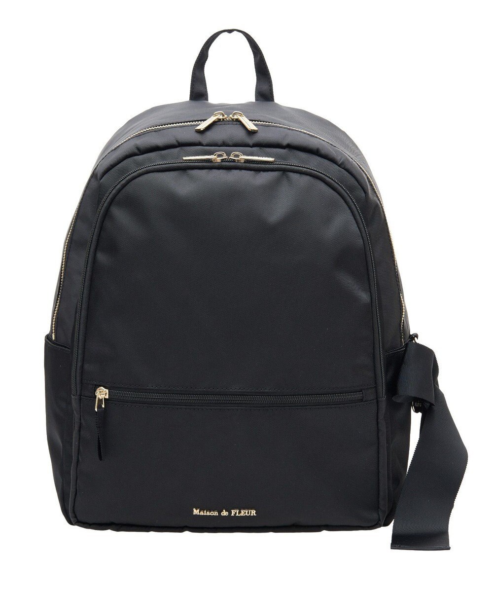 Maison de FLEUR 撥水加工ポケットリボンリュック 