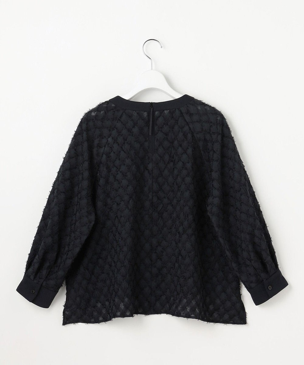 自由区 L 【セットアップ対応】ワッシャーカットジャカード ブラウス 