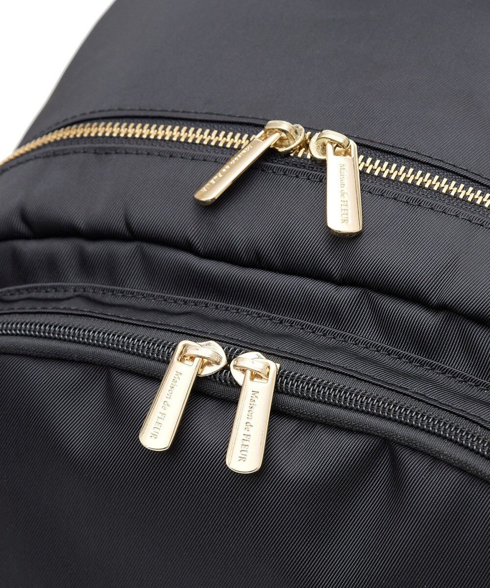 Maison de FLEUR 撥水加工ポケットリボンリュック 