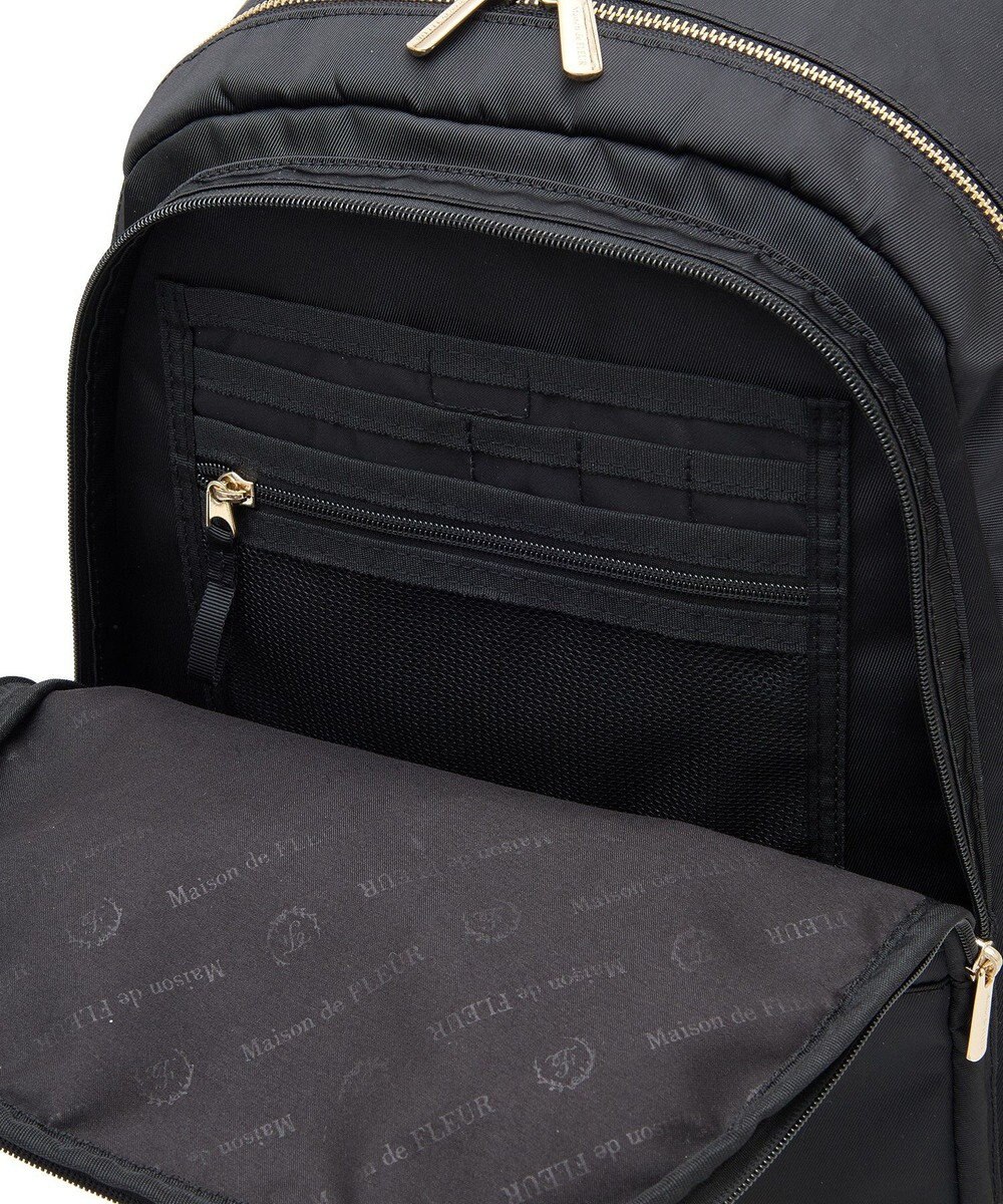 Maison de FLEUR 撥水加工ポケットリボンリュック 