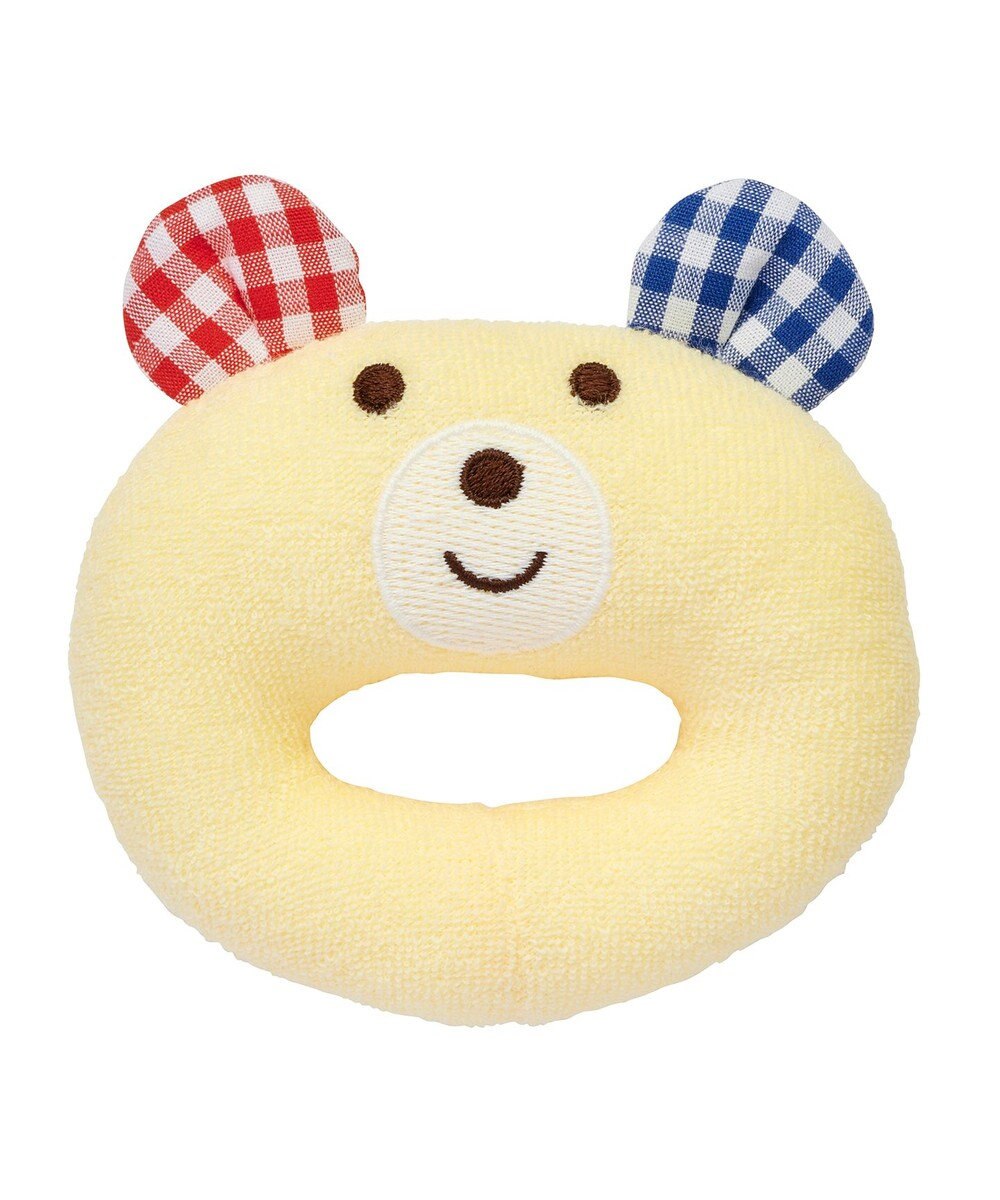 MIKI HOUSE HOT BISCUITS ガーゼバスタオル＆ラトルギフトセット【BOX付き】 