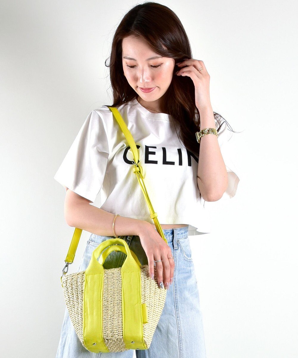 LA BAGAGERIE 【maison vert】【ペーパー素材使用】2WAYかごバッグ 