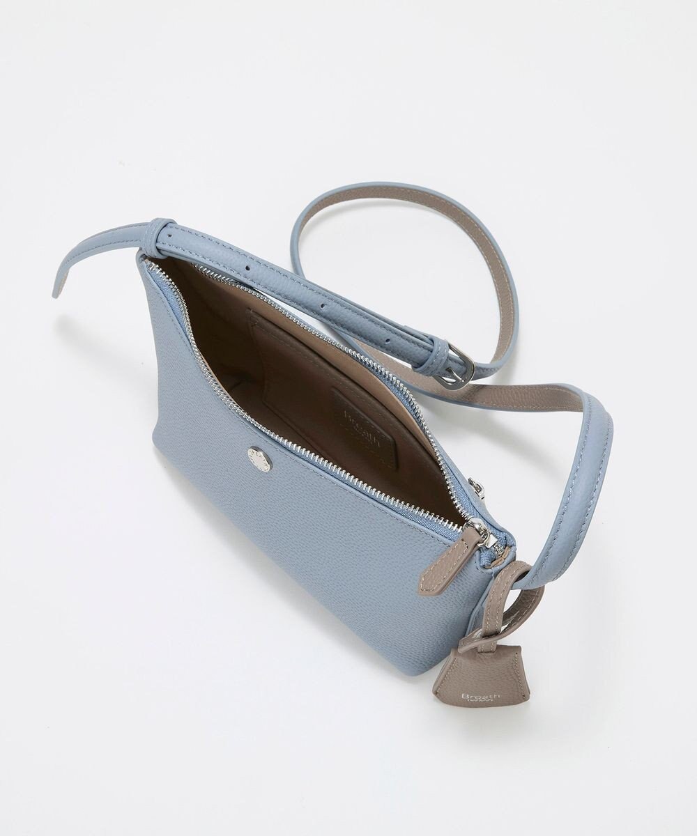 TOPKAPI 【Breath TOPKAPI】DUAL デュアル シュリンクレザー バイカラー ミニ ショルダーバッグ チャーム付き 