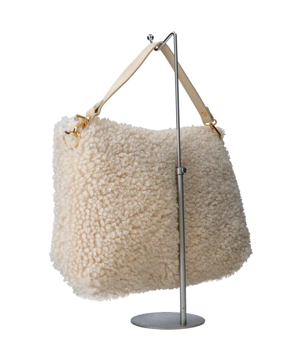 INTER-CHAUSSURES 【ANDREA CARDONE ITALI】レザーハンドルボアバッグ 