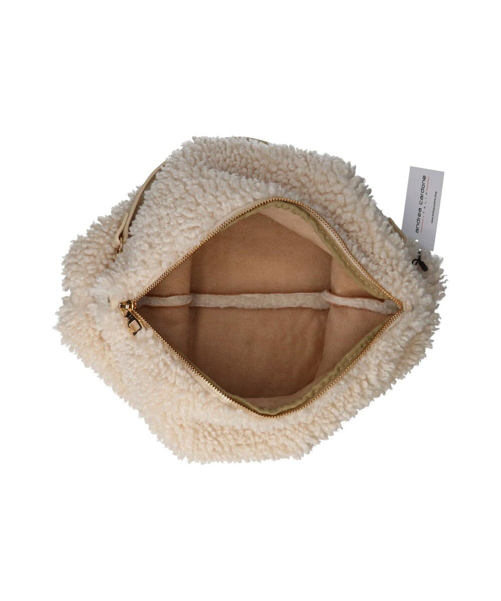 INTER-CHAUSSURES 【ANDREA CARDONE ITALI】レザーハンドルボアバッグ 