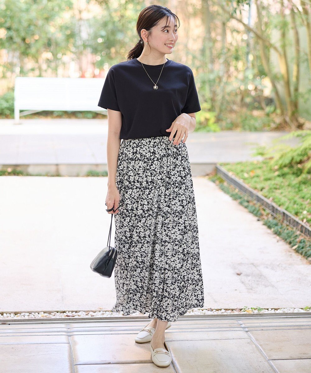 ANY 【ウエストゴム】ラップギャザースカーチョ 