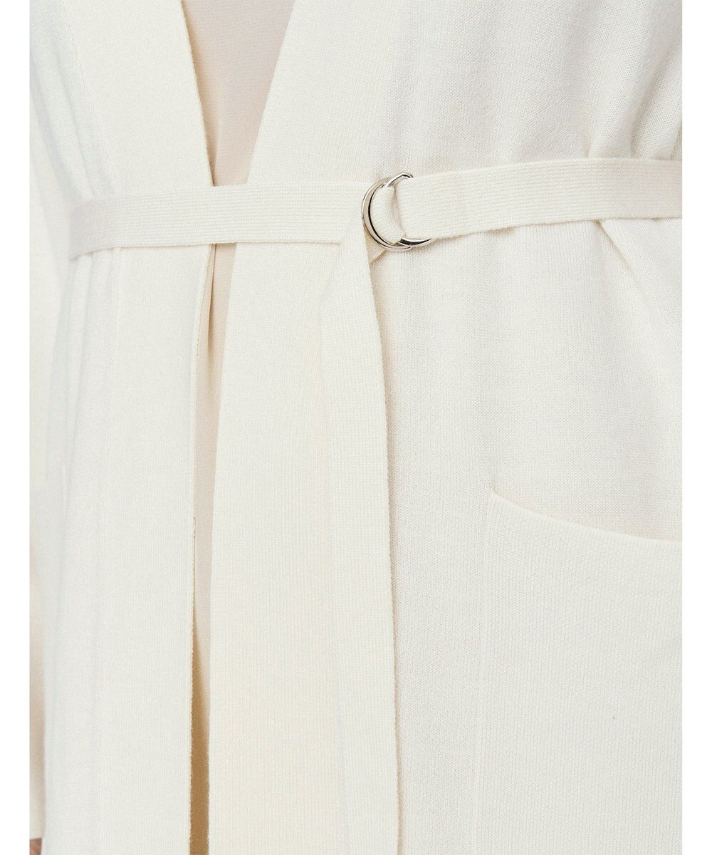 JOSEPH ウールシルクバイカラー　ロングカーディガン 