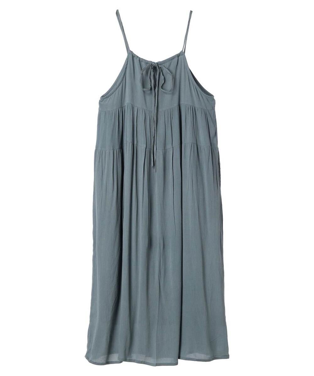 Green Parks 楊柳クレープボリュームキャミワンピース 