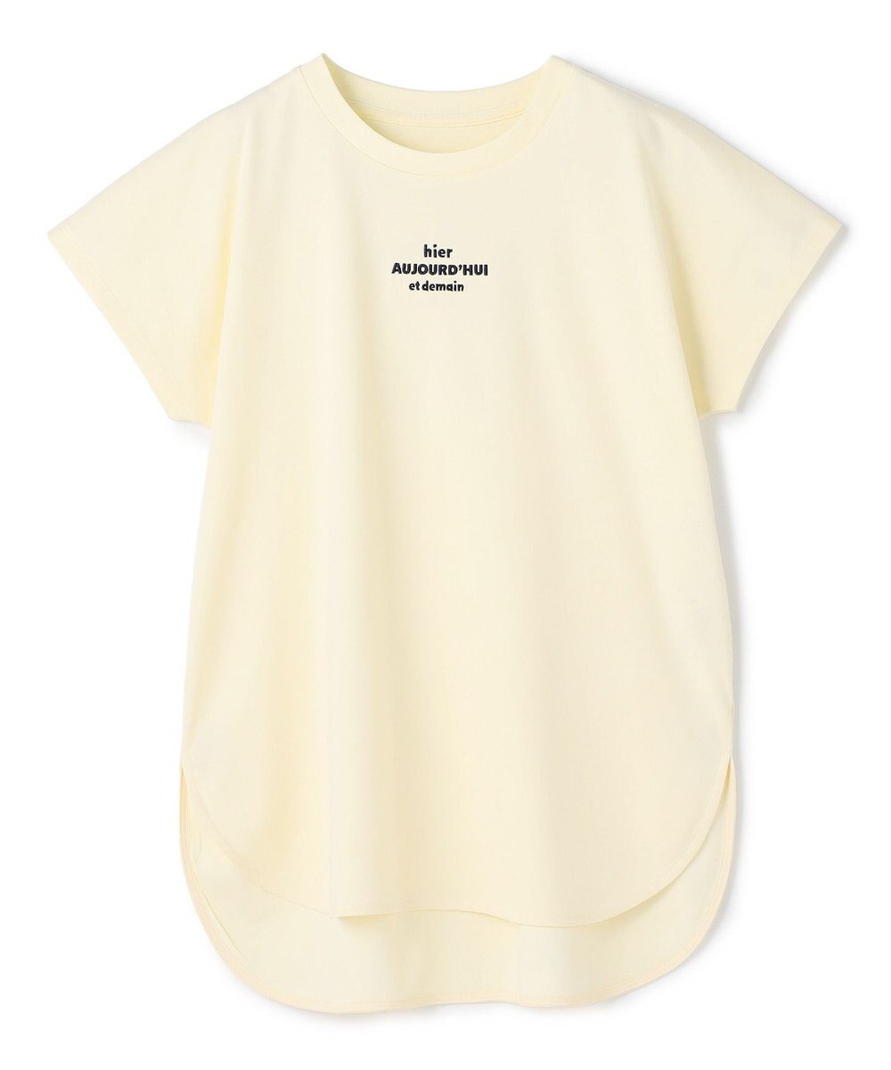 UNFILO BEAUTY FORM-T cotton ロゴ フレンチスリーブ Tシャツ 
