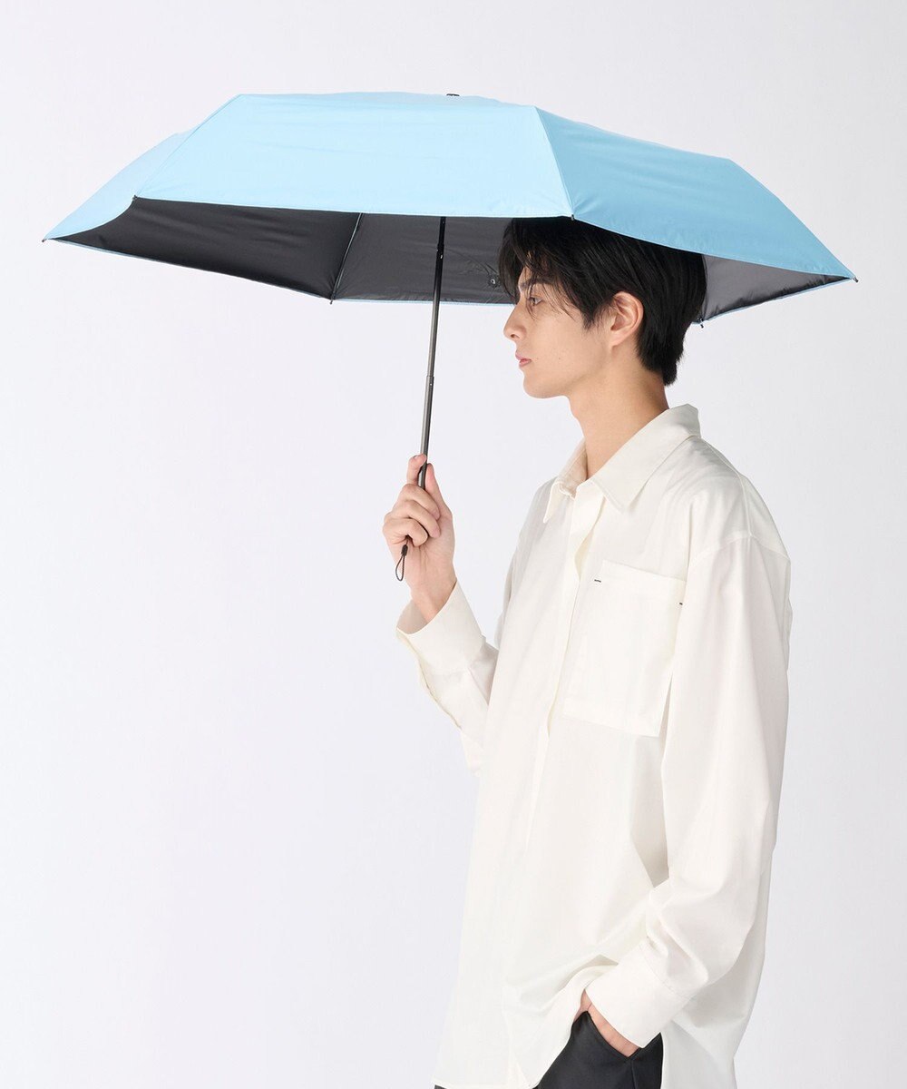 MOONBAT 【遮光100％/超軽量/耐久性】マジで軽い傘 晴雨兼用 折りたたみ日傘 マジカルテックプロテクション Tough W rib 55cm 