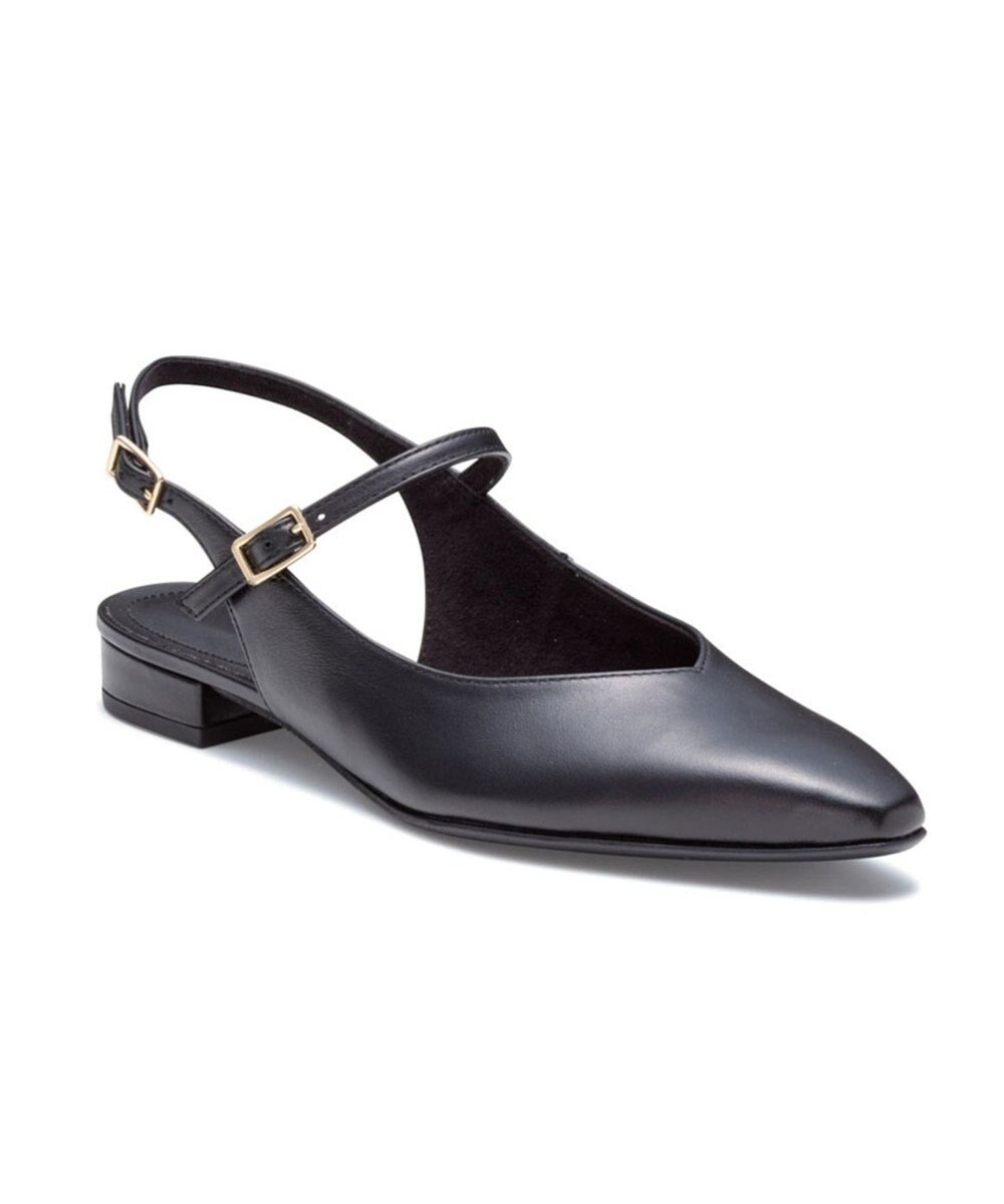 REGAL FOOT COMMUNITY 【リーガルレディース】F29R ストラップバックベルトパンプス フラットシューズ 