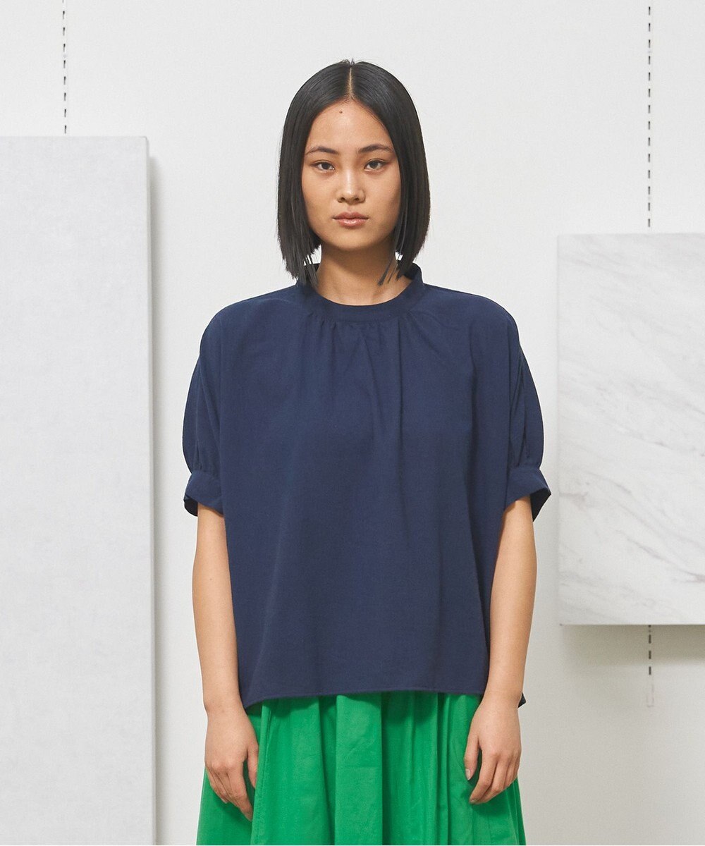 J.PRESS YORK STREET 【WOMEN】バックドレープドルマン ブラウス 