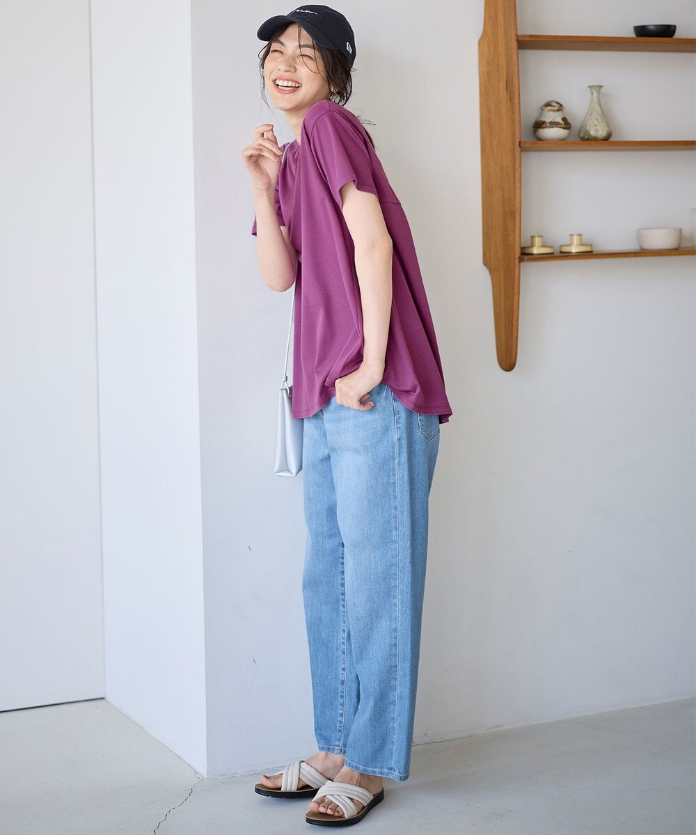 ANY 【洗濯機可能/ストレッチ】カーブラインジーンズ 