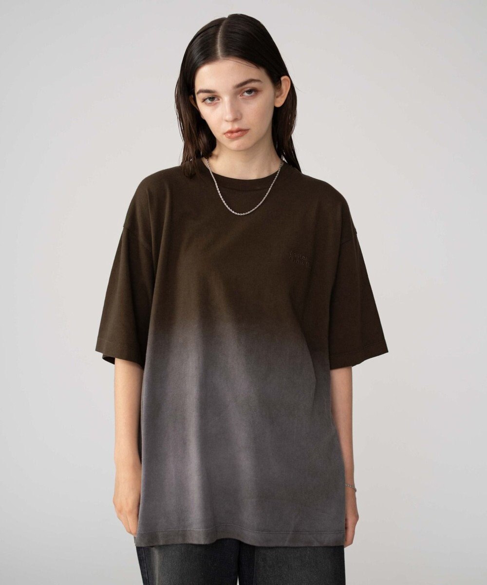 WEGO 【ユニセックス着用ITEM/MLサイズ展開】グラデーションワンポイントT（SS） 