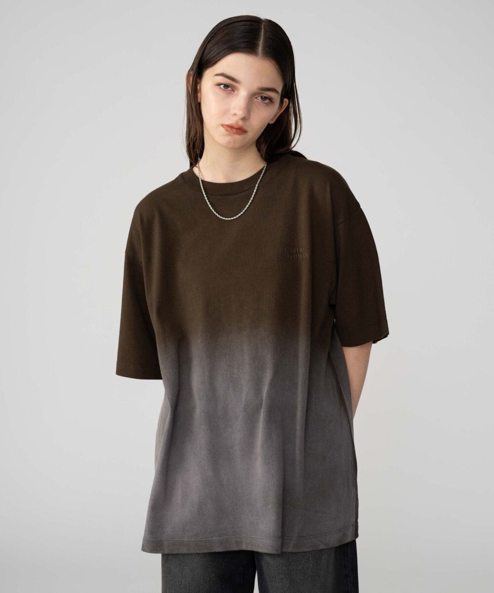 WEGO 【ユニセックス着用ITEM/MLサイズ展開】グラデーションワンポイントT（SS） 