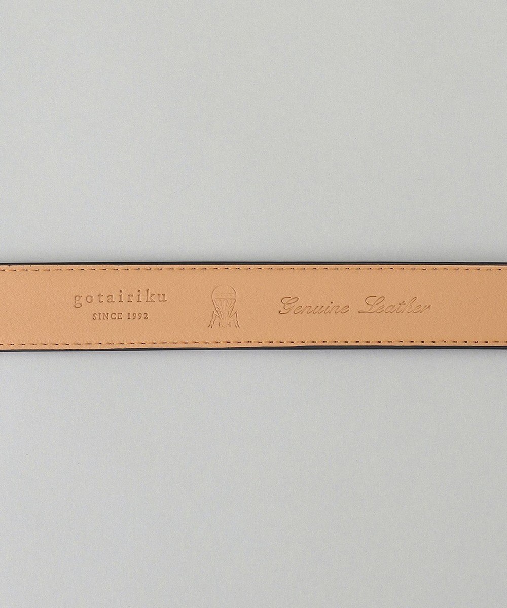 GOTAIRIKU 大人ボトムにはコレ【定番】オイルドレザー ドレスベルト_ブラック（25年モデル） 