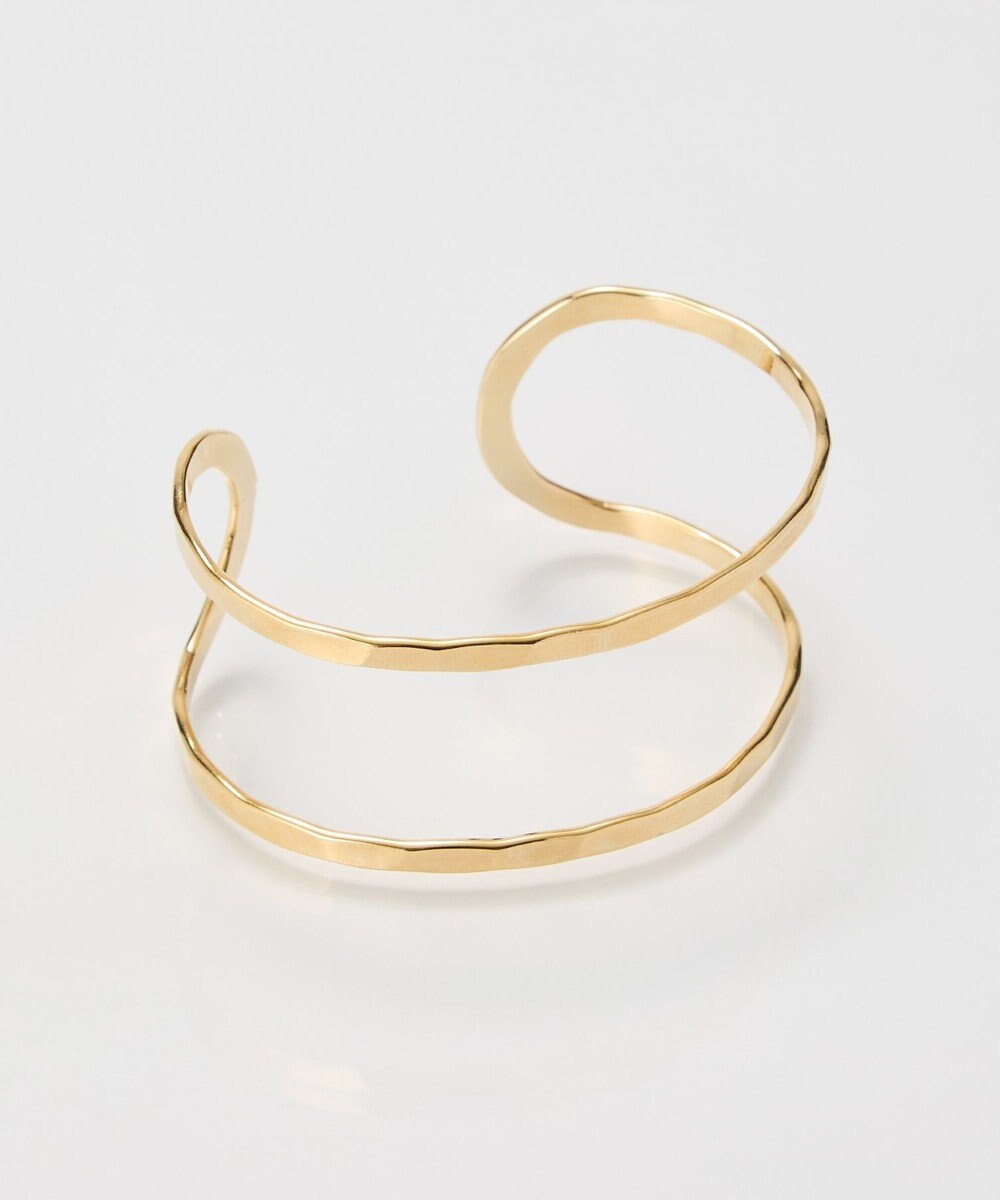 Phoebe <オンワード限定セット>カラージェムステーションワンポイントネックレス×2ラインテクスチャーワイドカフバングル 