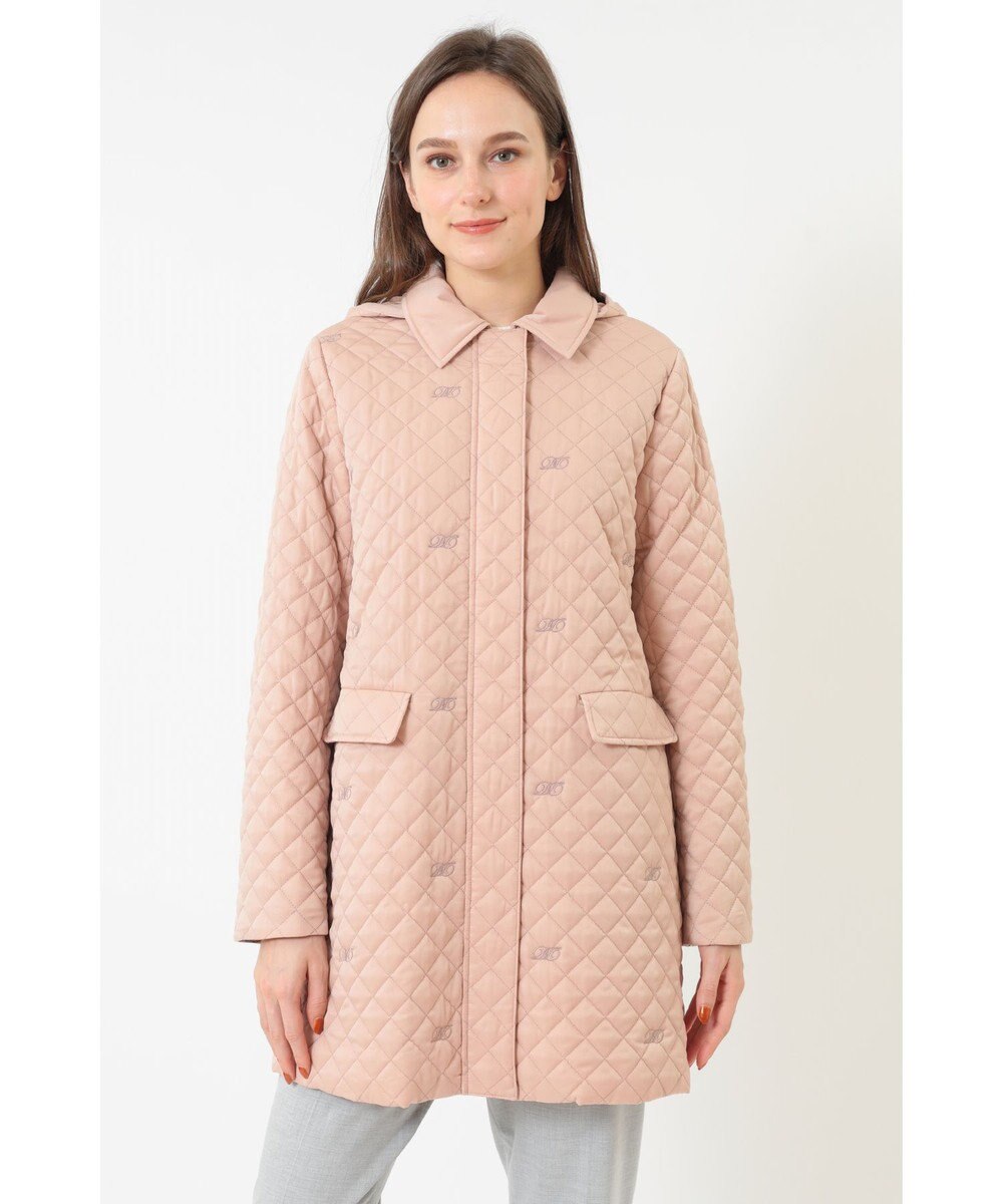 DAKS スウェードキルトコート 