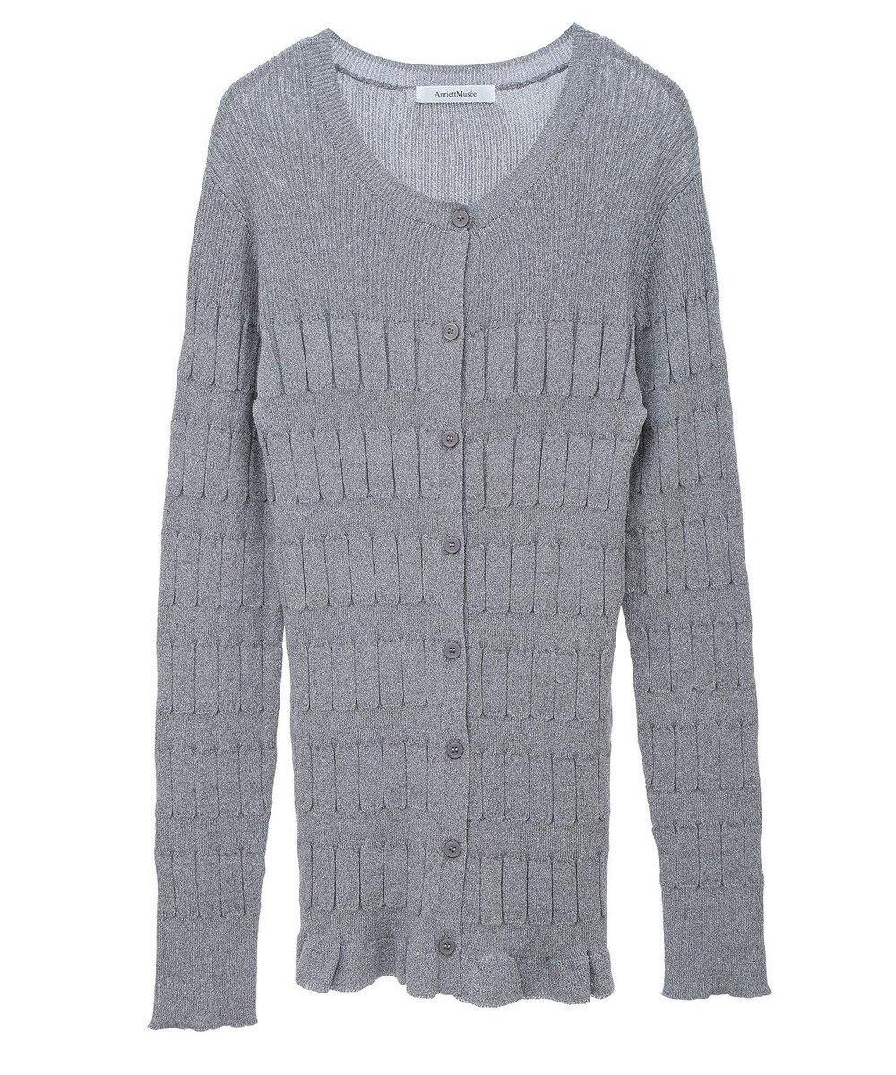 Green Parks プリーツニットカーディガン 