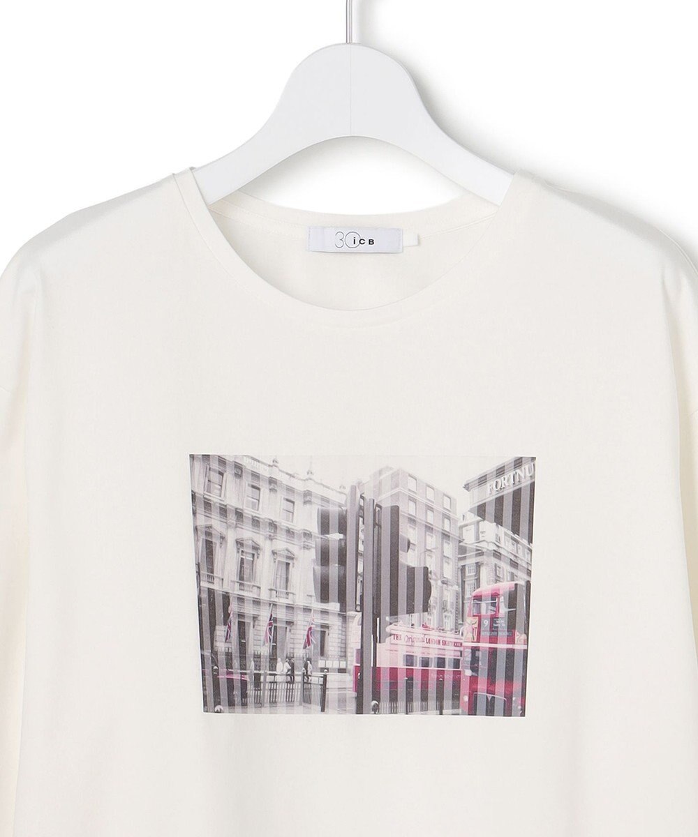 ICB 【30th ANNIVERSARY】 LONDONフォトプリント ロングスリーブTシャツ 