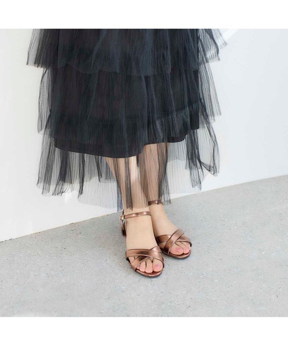 MODE ET JACOMO <noyau>ヒールクロスベルトサンダル 