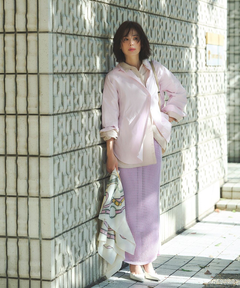 uncrave メッシュニット タイトスカート 