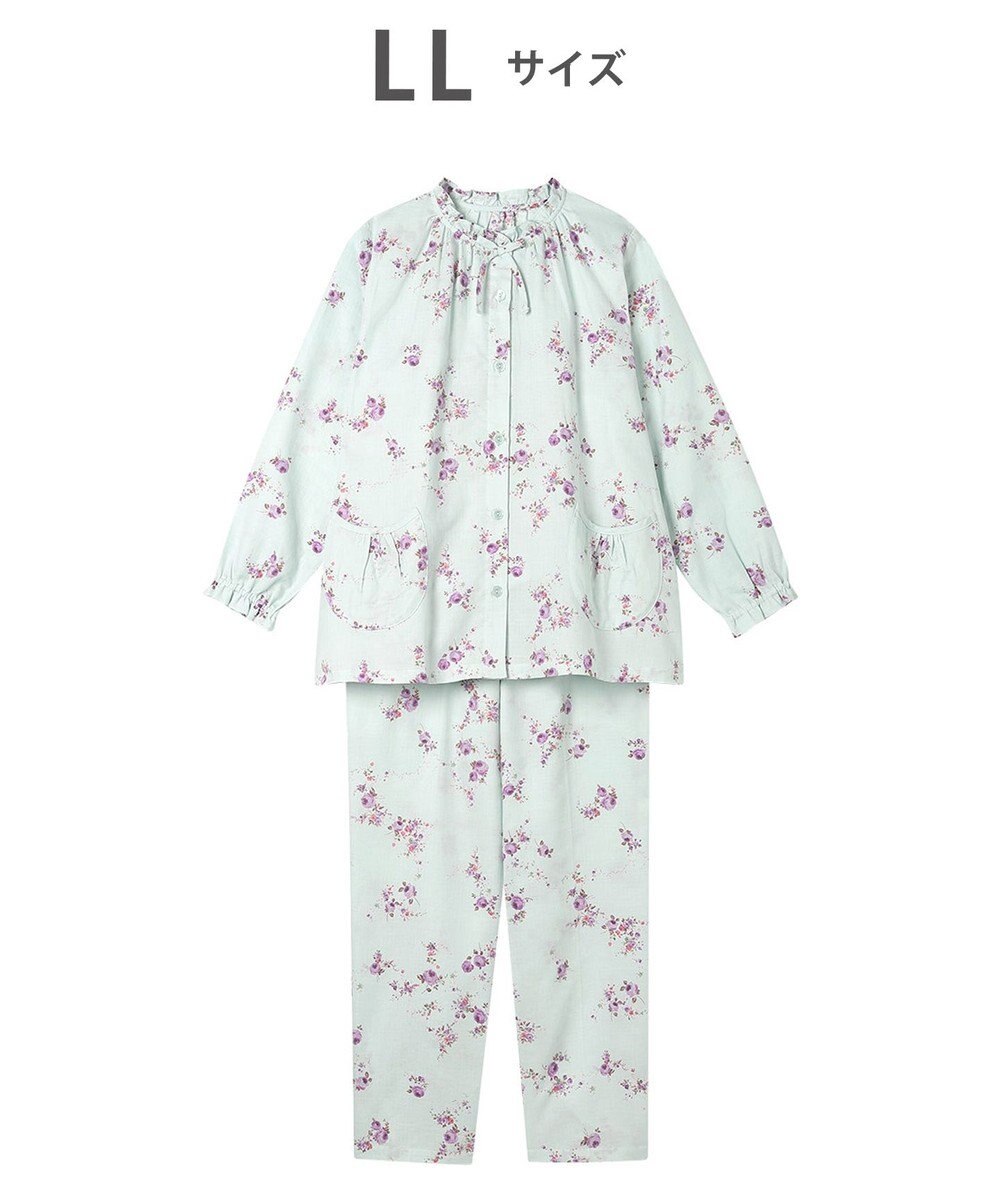 WACOAL ワコール_リラックス＆スリープ パジャマ 長袖 長ズボン 綿100%(本体) レディース KDX510 /ワコール 