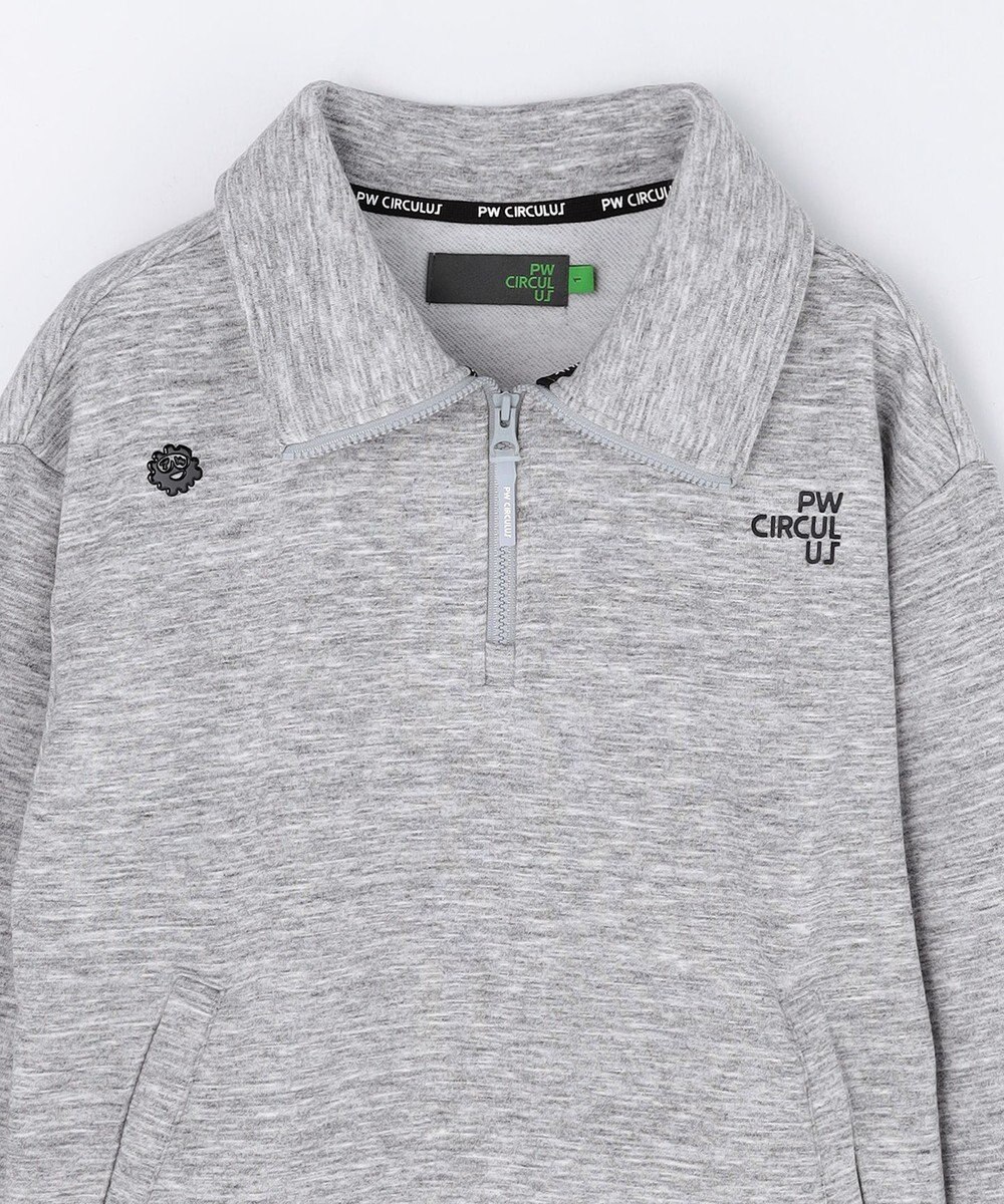 PW CIRCULUS 【WOMEN】ハーフジップ 裏毛スウェットトップス ゴルフウェア レディース 