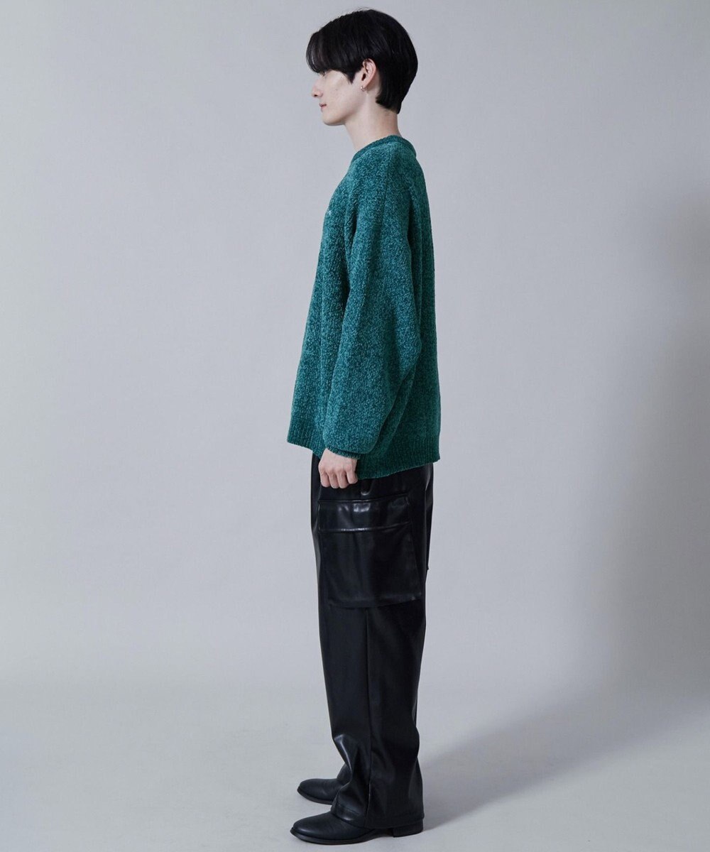 WEGO ベロアモールワンポイントプルオーバー 