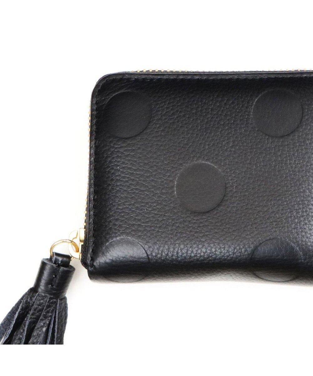 UNBILLION ペルケ perche / ドット型押し・ジャバラカードウォレット 