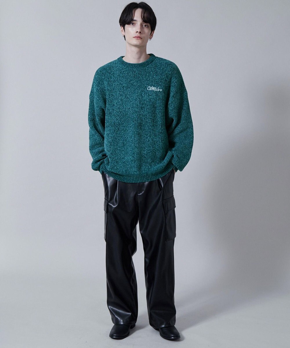 WEGO ベロアモールワンポイントプルオーバー 