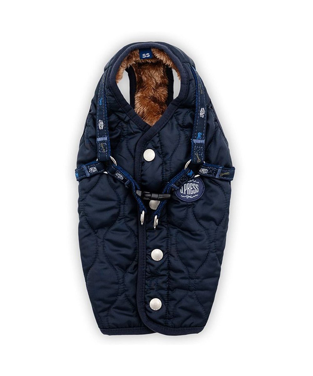 PET PARADISE J.PRESS  アウターハーネス オニオンシームステッチ 《ネイビー》 小型犬 