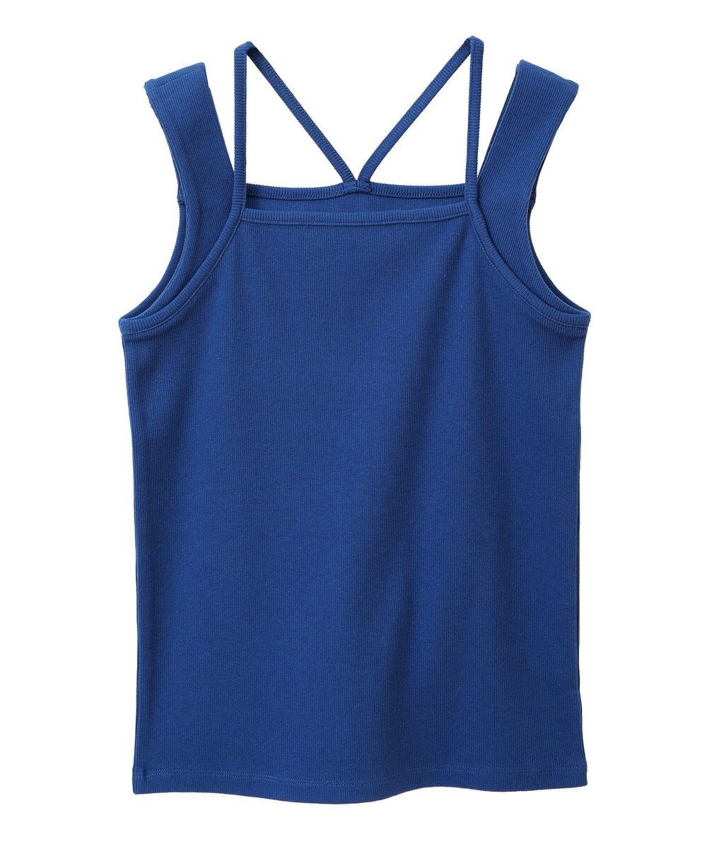 earth music&ecology レイヤードカットタンクトップ 