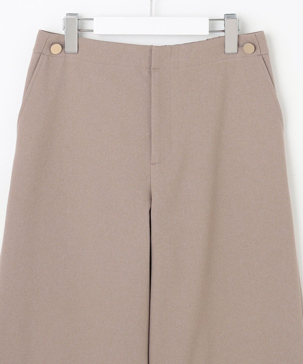 J.PRESS LADIES 【WEB限定カラーあり・洗える】ツムギート flannel ワイド クロップド パンツ 