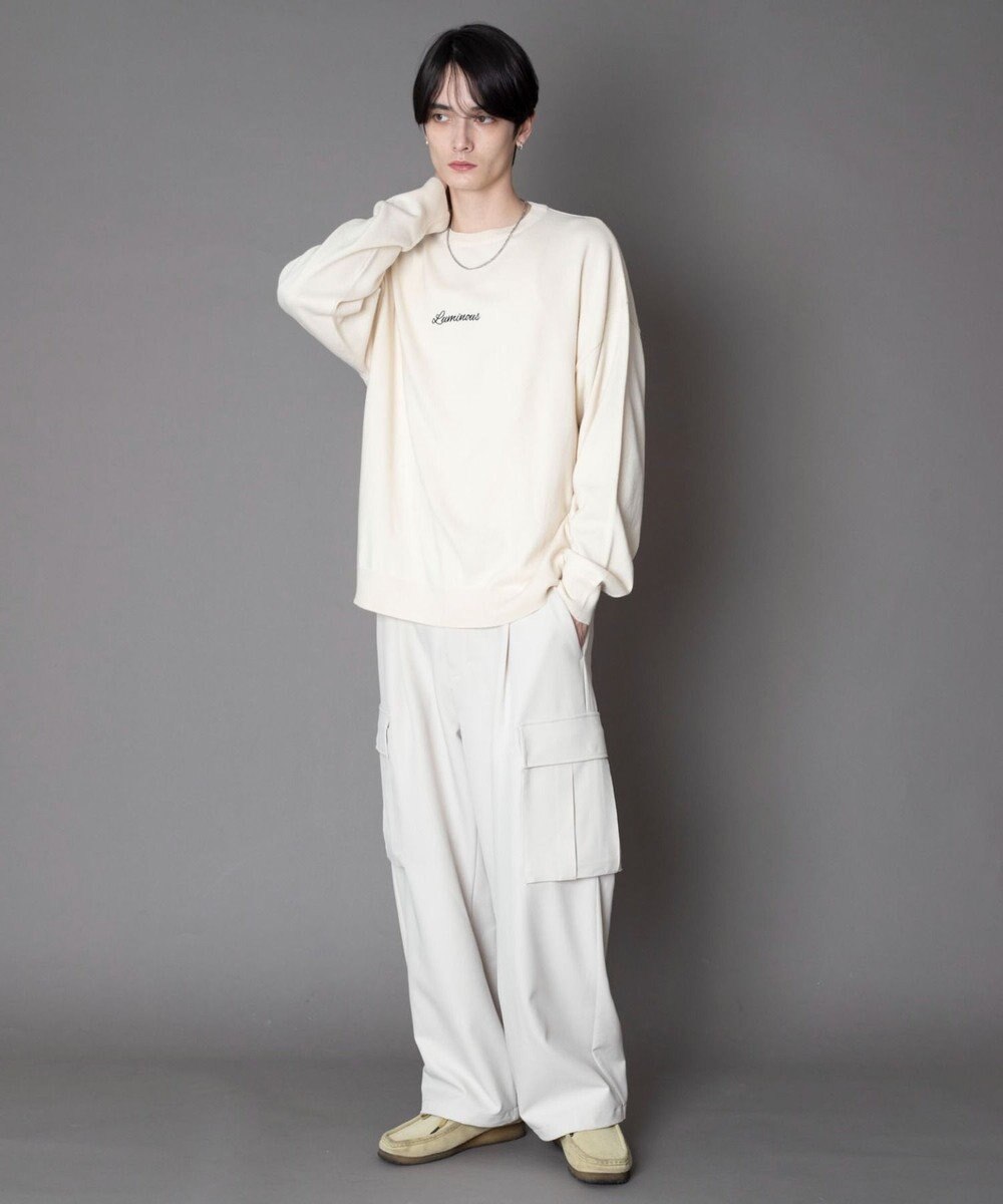 WEGO アクセ付きワンポイントニットプルオーバー（LS） 