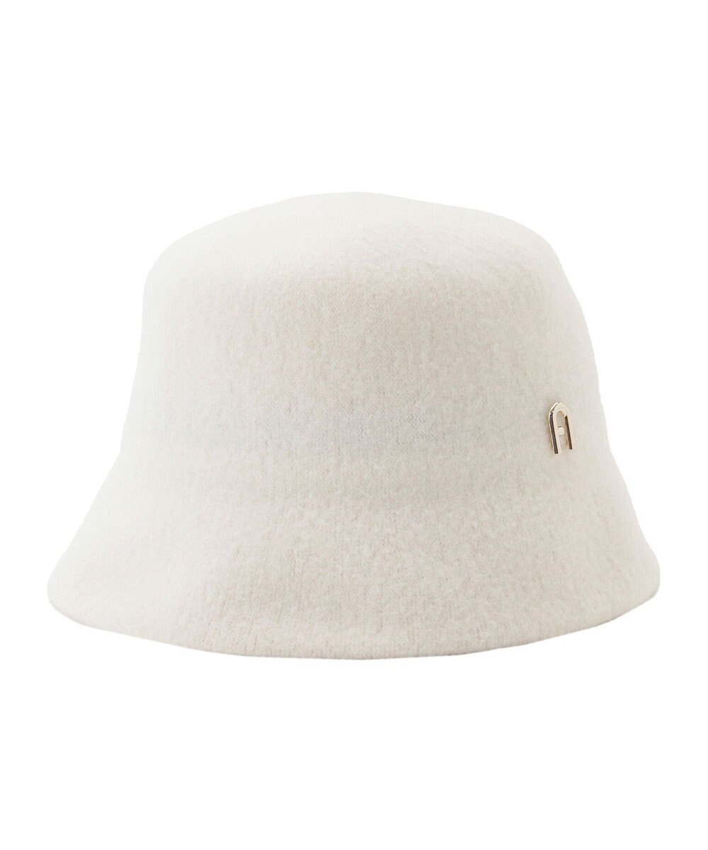 MOONBAT FURLA(フルラ)ロゴ付き バスクハット 帽子 UVカット サイズ調整 