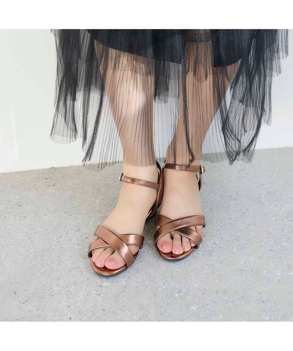 MODE ET JACOMO <noyau>ヒールクロスベルトサンダル 