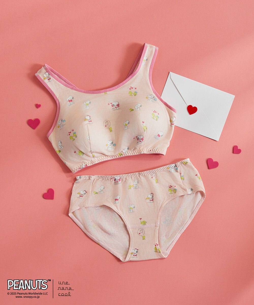 une nana cool 【スヌーピー】PEANUTS × une nana cool ナイトアップブラ SNOOPY 