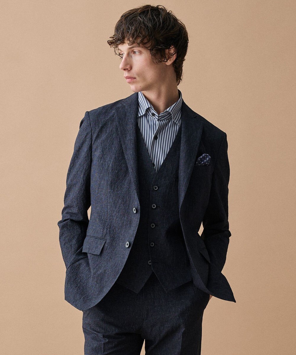 JOSEPH ABBOUD 【キングサイズ・洗える/UV/エコ撥水/26SSモデル登場】ライトウェーブライト ジャケット 