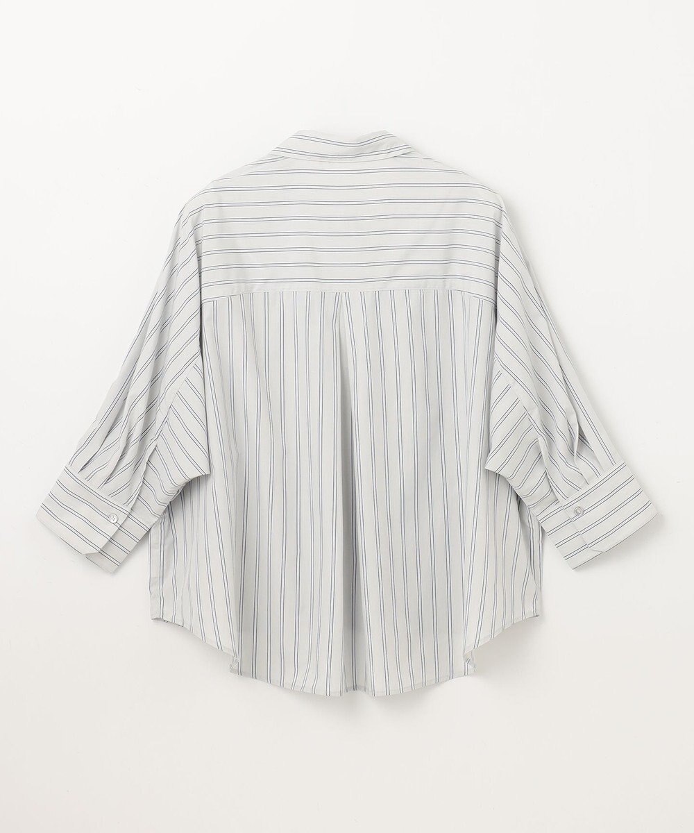 ANY L 【UVカット/抗菌防臭/速乾/手洗い可】エニィファンクション ストライプドルマンシャツ 