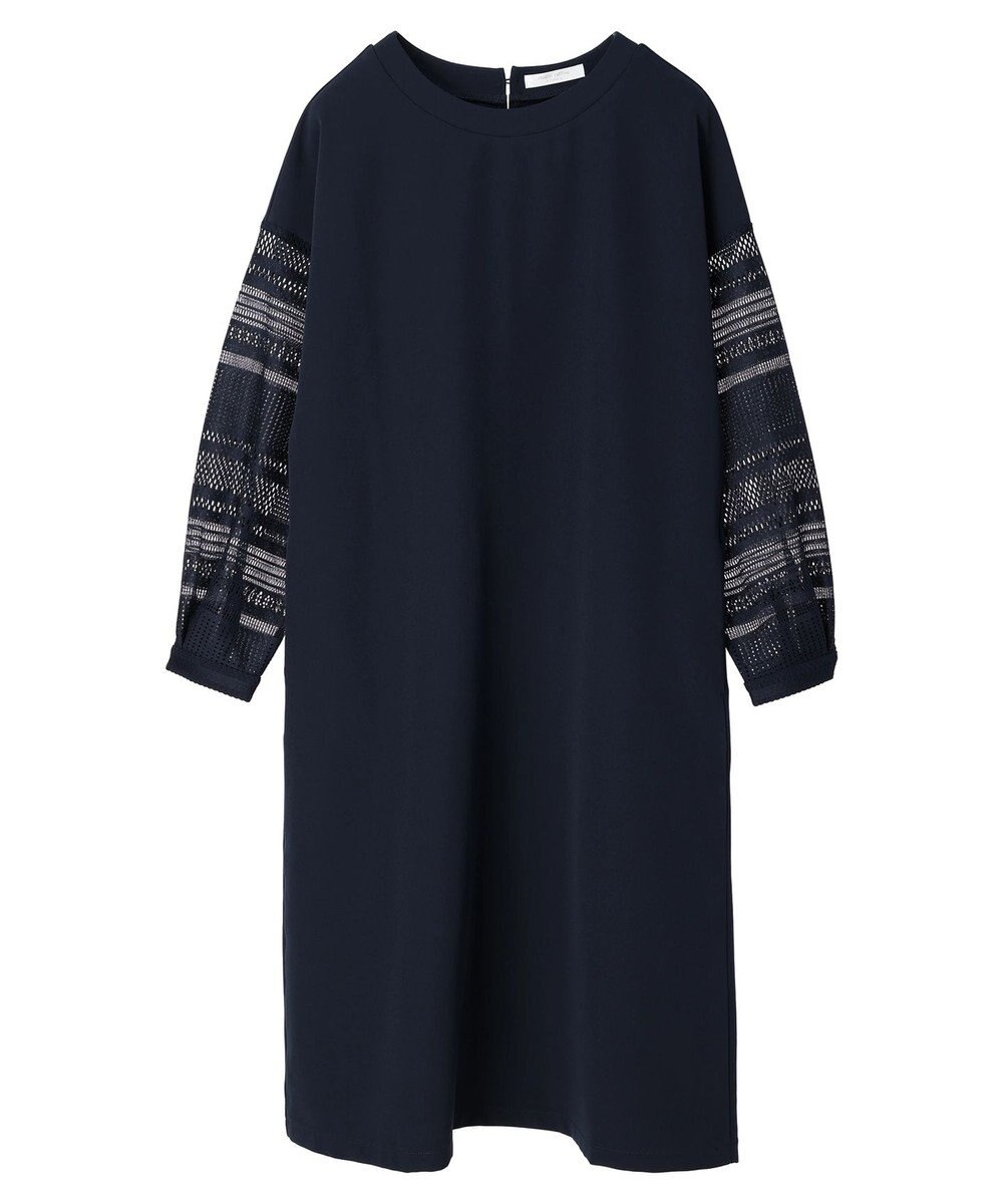 Green Parks 洗える袖レースワンピース 