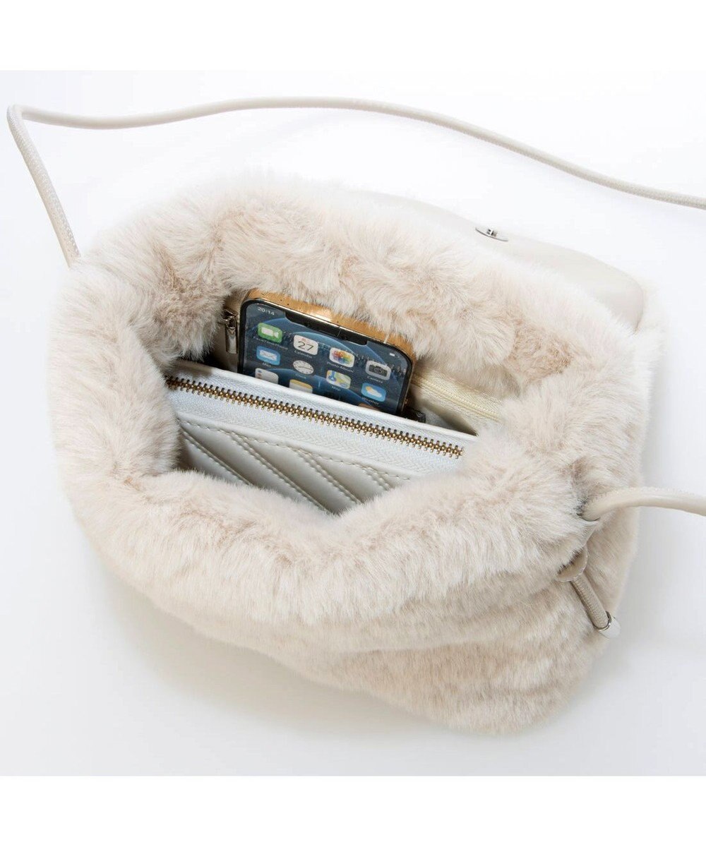 UNBILLION カシュカシュ cachecache / エコファーシンプルフラップショルダー 