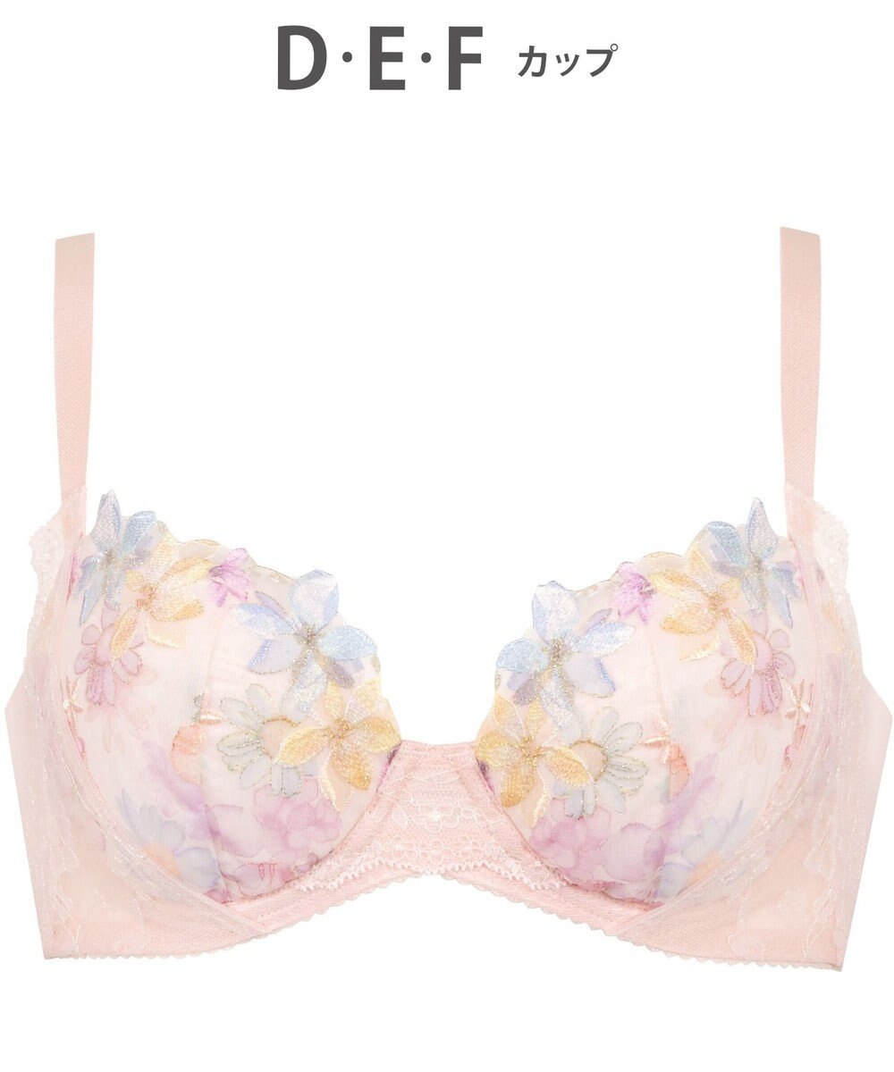 WACOAL 【重力に負けないバストケアBra】 ブラジャー バストを重力から守る まる胸キープ 脇高設計 サイドから背中のラインすっきり レディース BRB414 /ワコール 