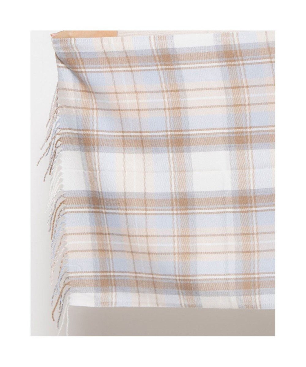 UNBILLION カシュネ cache nez / ウール混チェックストール 