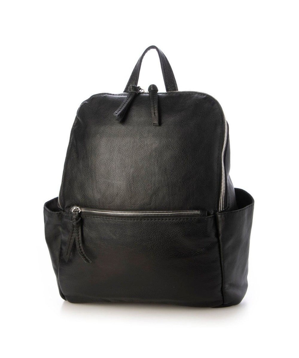 UNBILLION ペルケ perche / ダブルジッパー牛革バックパック 
