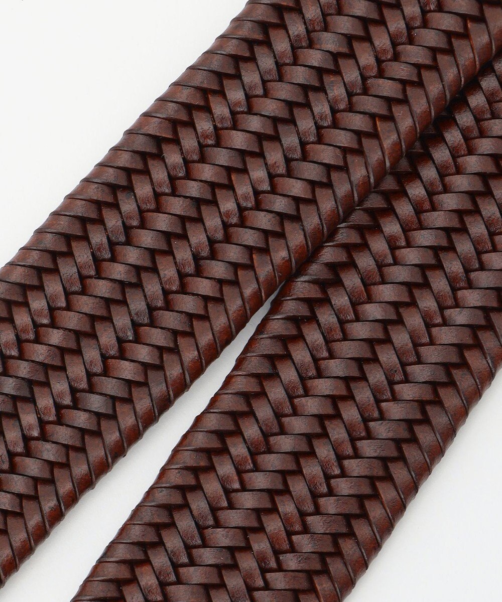 JOSEPH ABBOUD 【イタリア素材・ストレッチ・日本製】 ストレッチレザー ベルト 